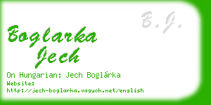 boglarka jech business card