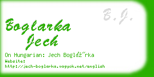 boglarka jech business card